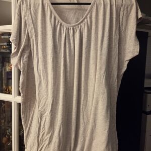 Seraphine Light Beige Short Sleeve Top